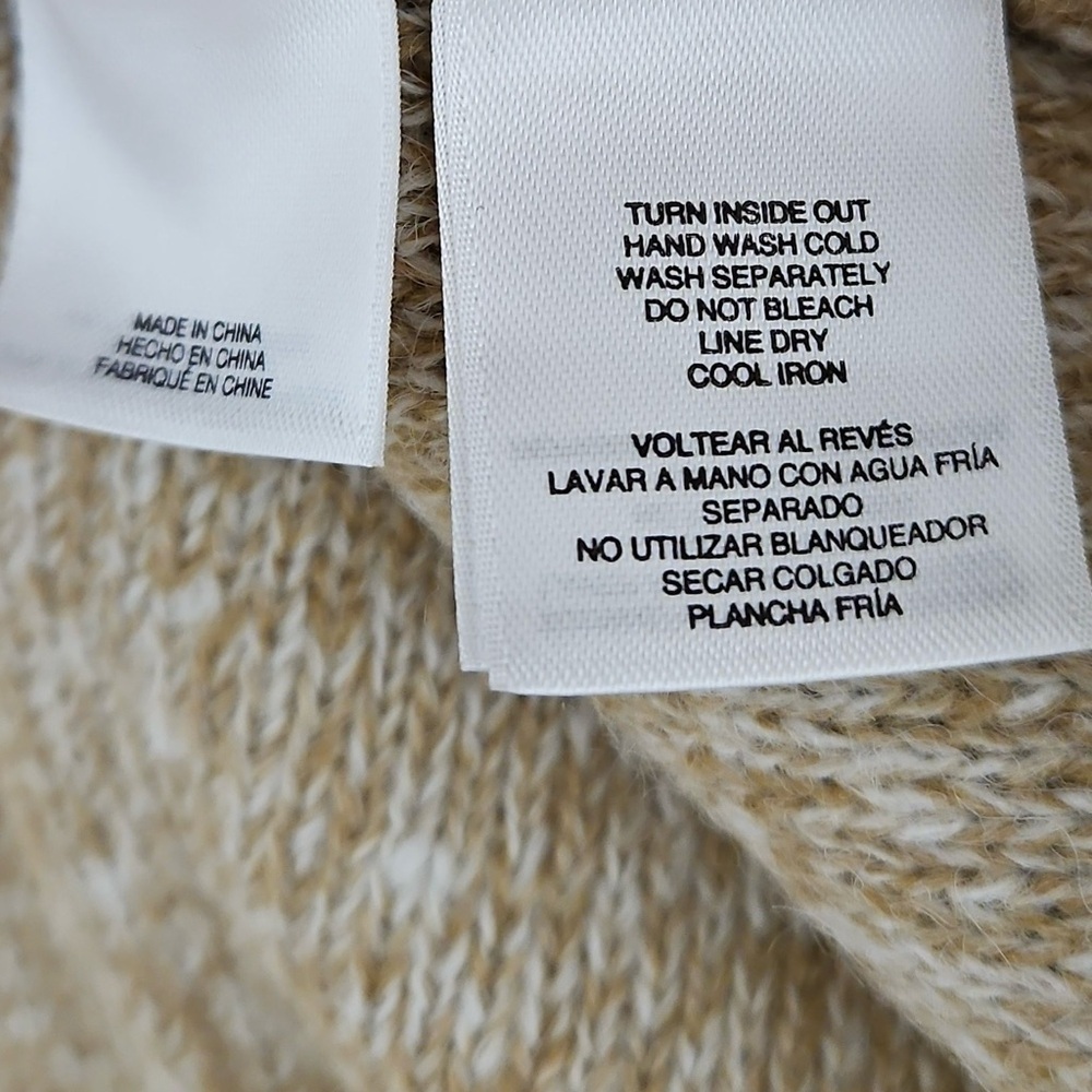 Anne Klein Beige Turtleneck Sweater - Picture 5 of 6